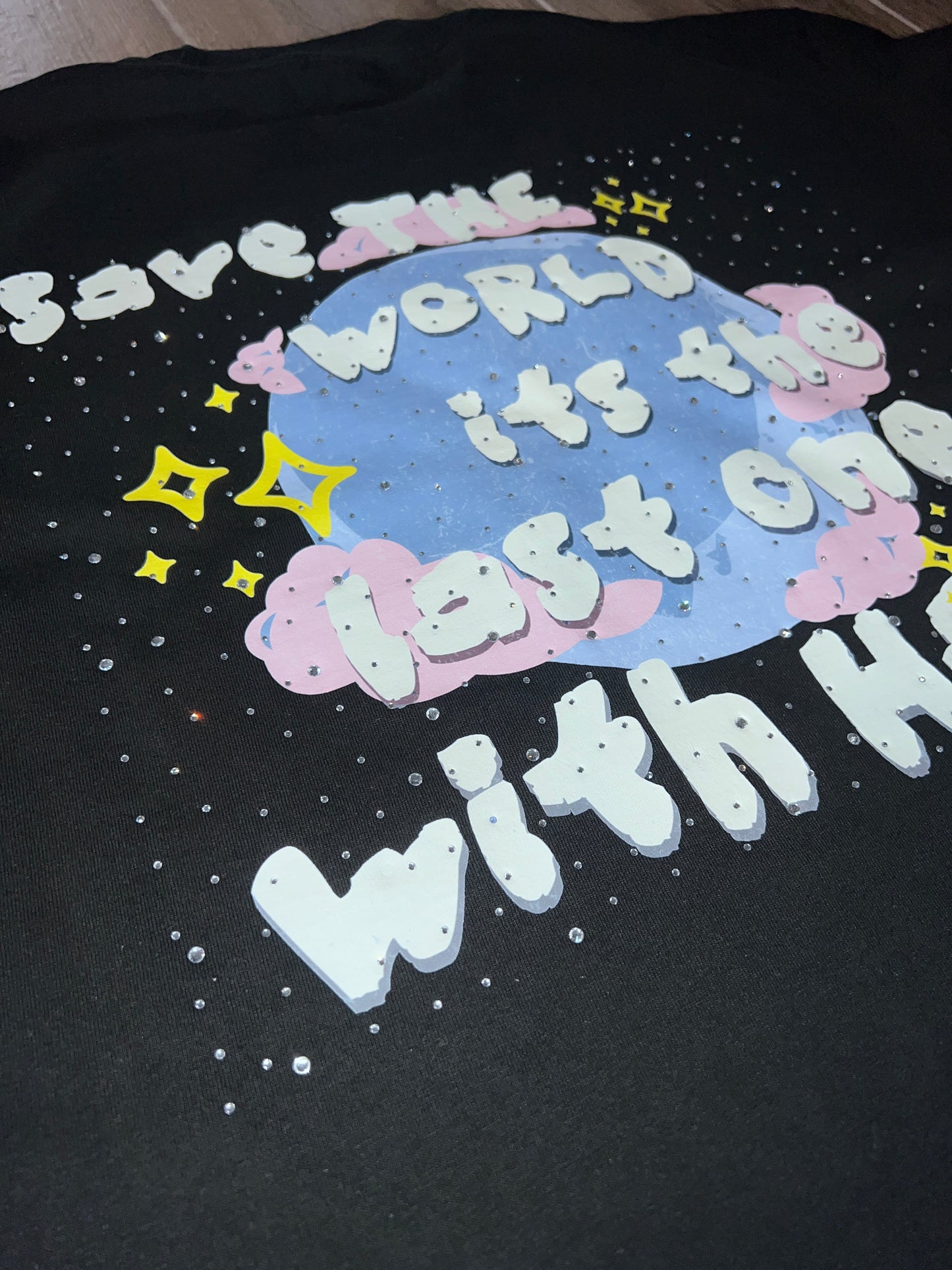 Save the world it’s the last one with Hash - limited edition rhinestones