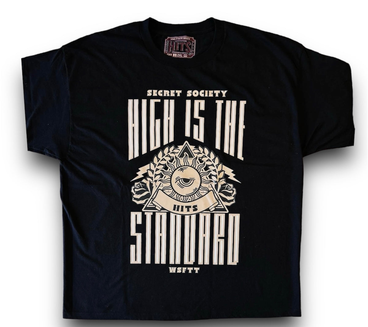 Hits High Sign Hits- High is the Standard. True to size fit , on a soft heavy weight ...