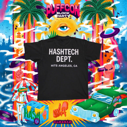 HASHTECH DEPT. TEE — PUFFCON EXCLUSIVE