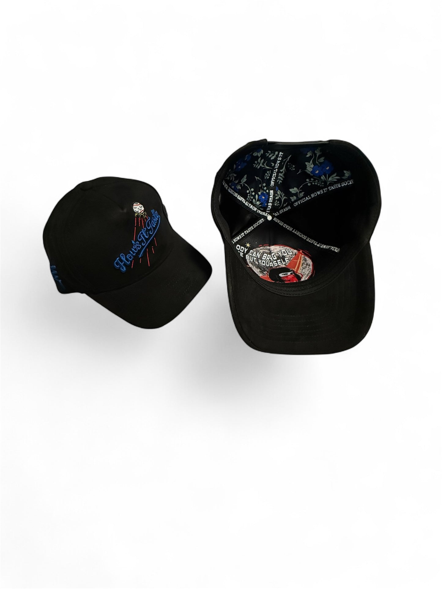 Hits “ How’s It Taste Society” signature glob ball hat