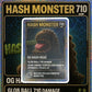 Hash Monster collectable trading card