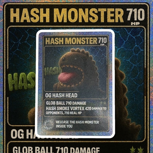 Hash Monster collectable trading card