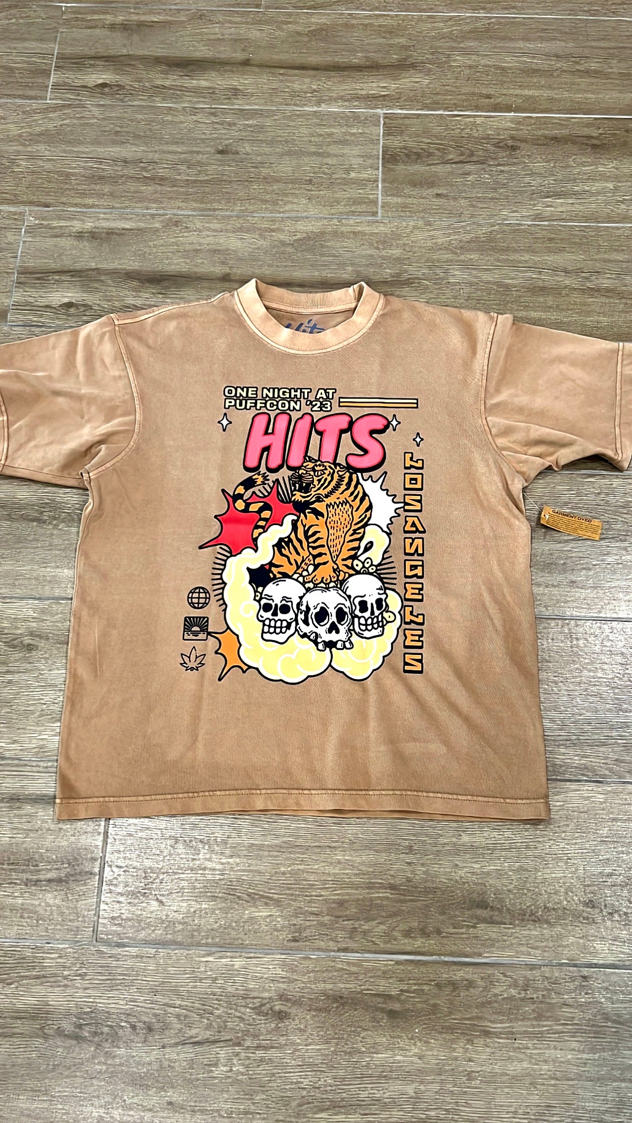 *SOLD OUT * PUFFCON SADDLE BROWN TEE